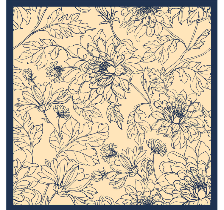 Blind bedroom peony pattern variety - TenStickers