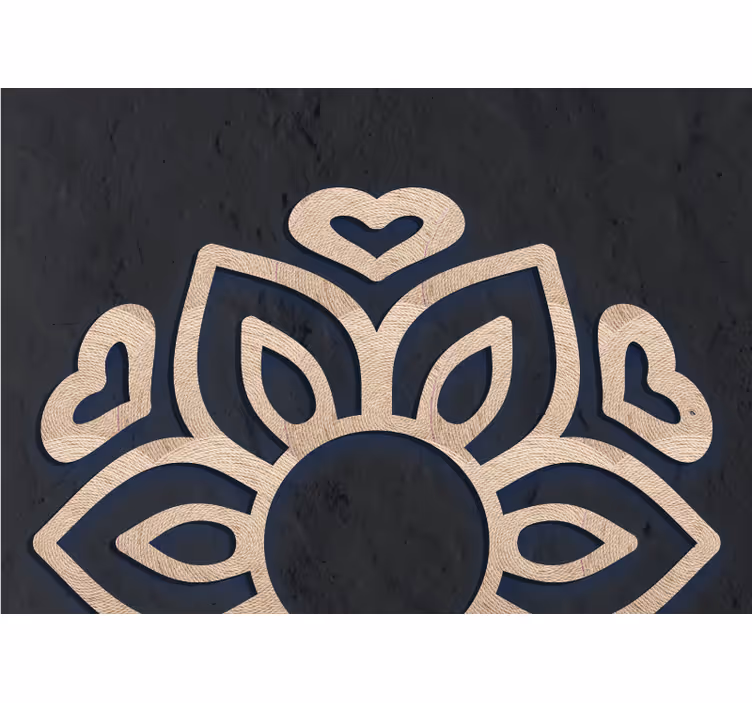 Blind bedroom boho rattan imitation decor - TenStickers