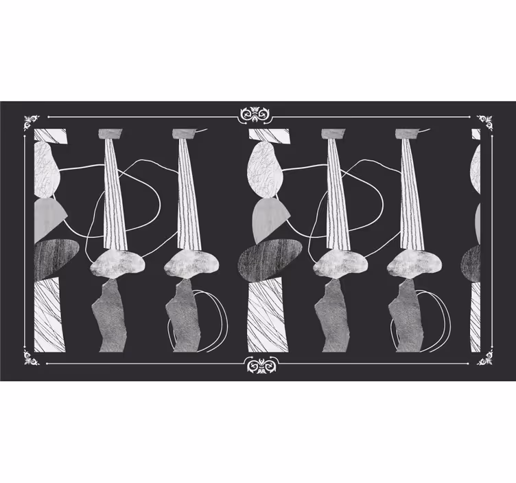 Blind grey natural stone patterns - TenStickers