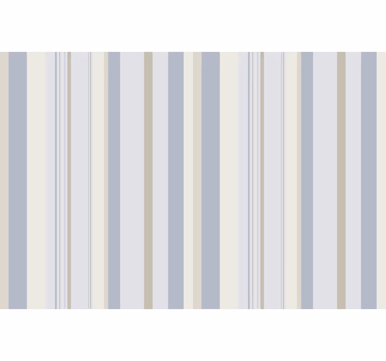 Blind grey 80s blue and beige stripes - TenStickers