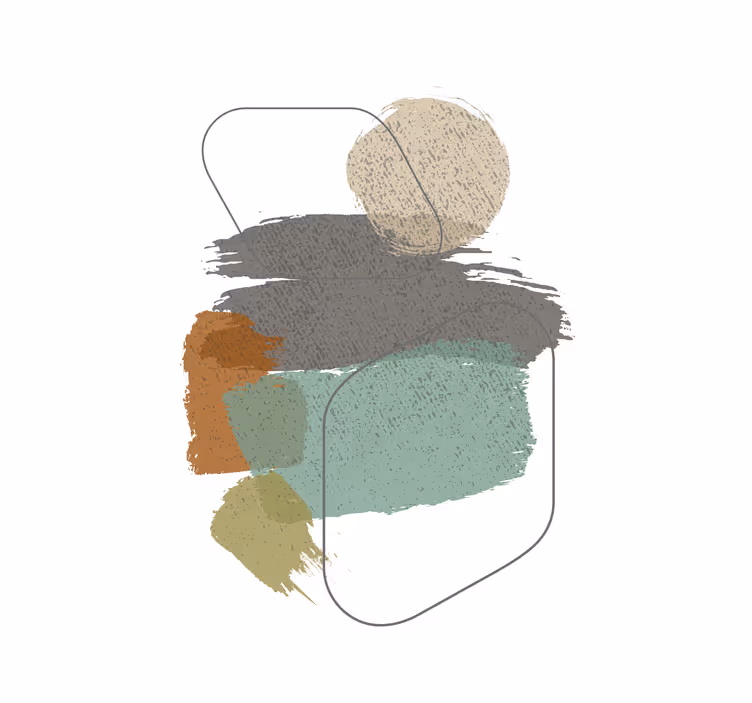 Living room blind color spots - TenStickers