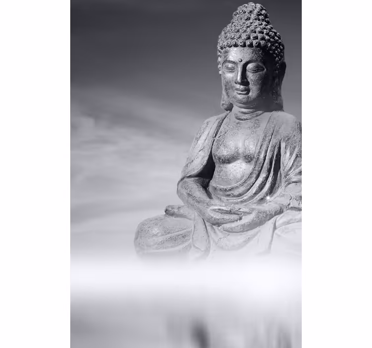 Living room blind buddha zen - TenStickers
