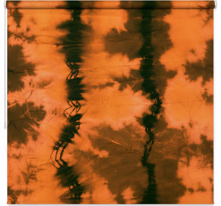 Blind bedroom in brown and black tie dye - TenStickers