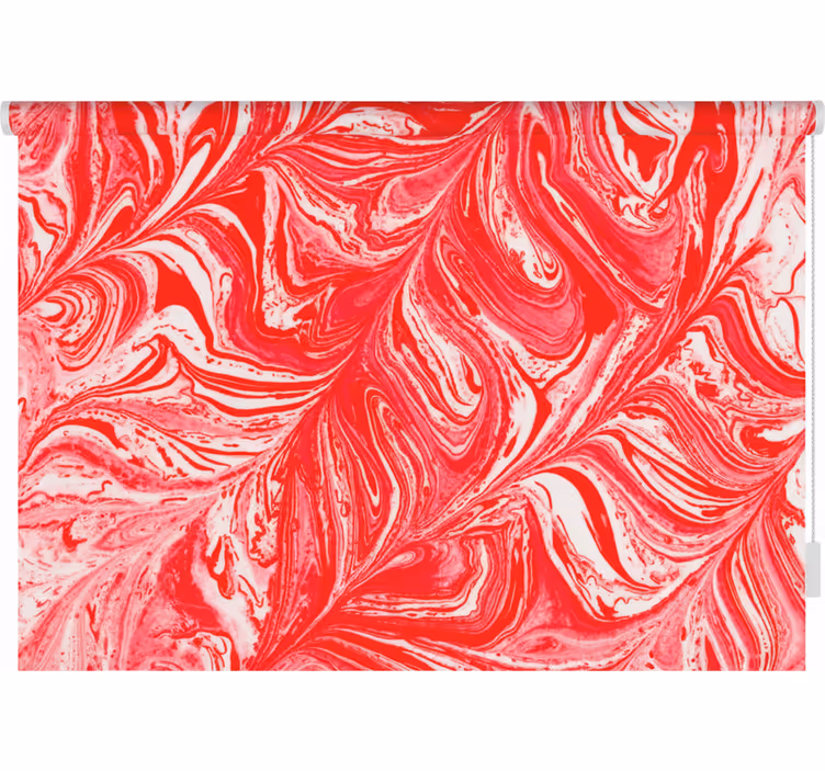 Blind bedroom in red wavy texture - TenStickers