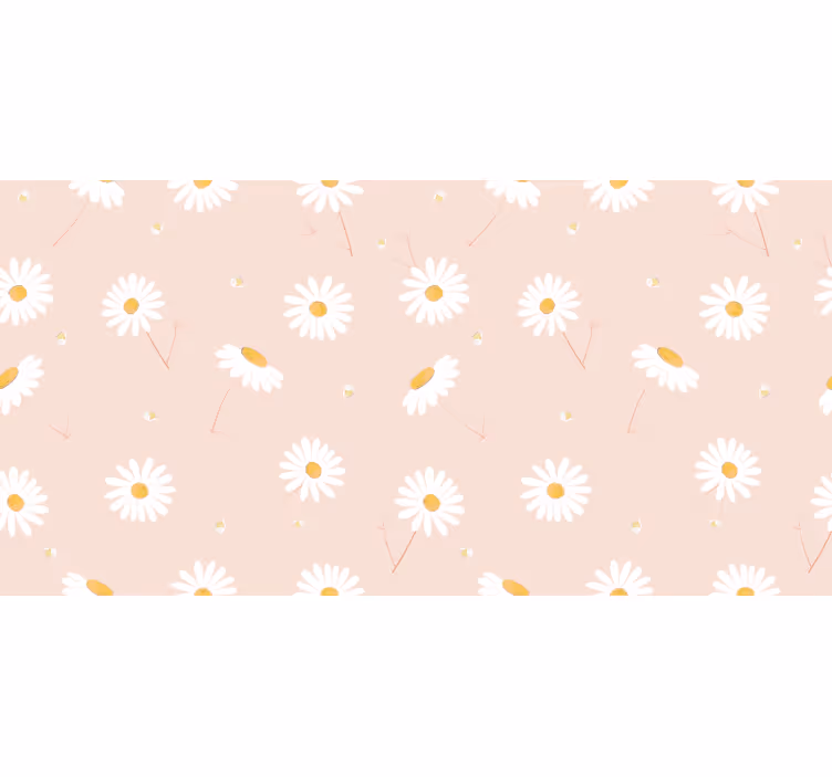 Blind bedroom nordic daisy flowers design - TenStickers