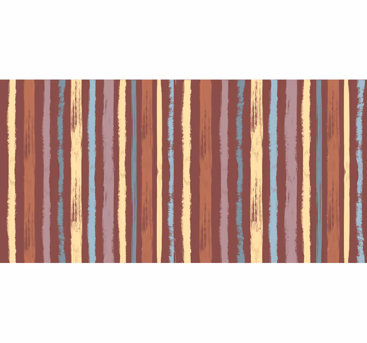 Blind bedroom with green, red and yellow stripes - TenStickers