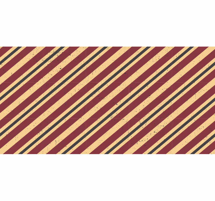 Blind bedroom in autumn stripes - TenStickers