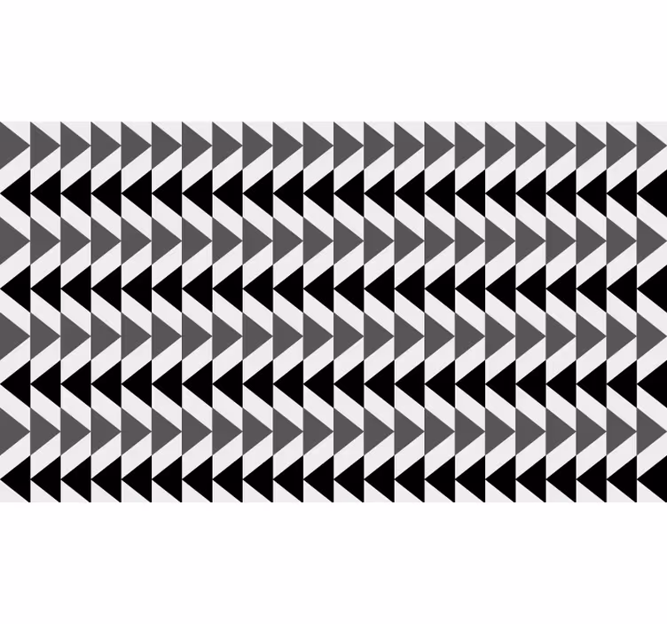Blind bedroom nordic gray triangles reversed - TenStickers