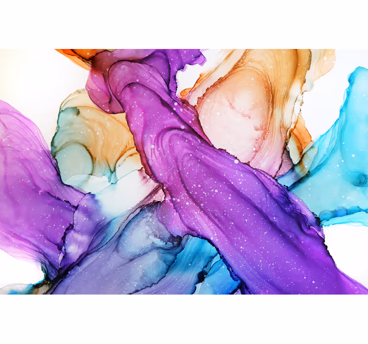 Blind bedroom abstract color blend - TenStickers