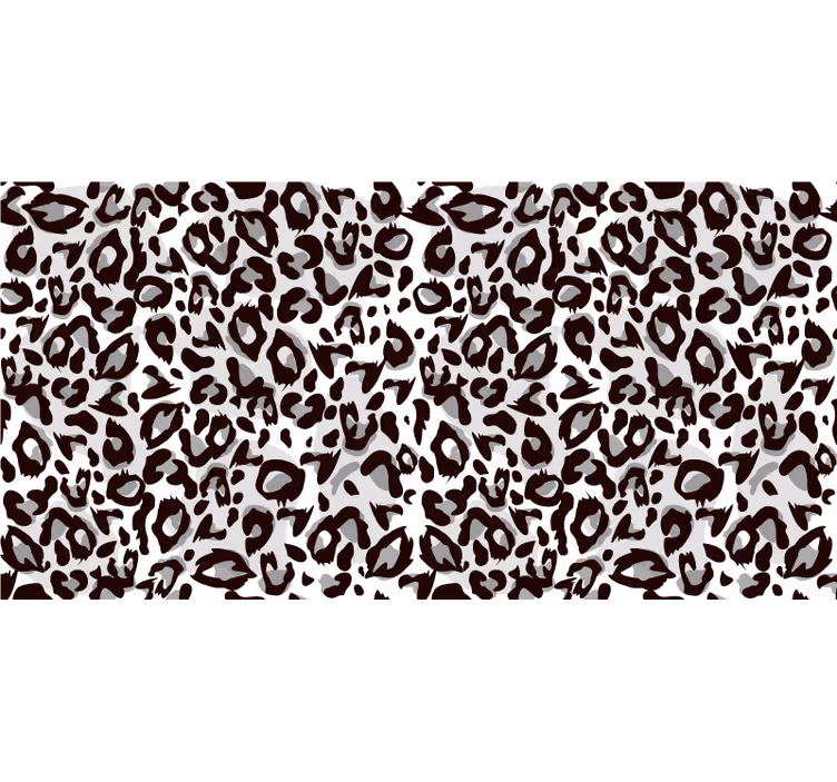 Blind bedroom black leopard design - TenStickers