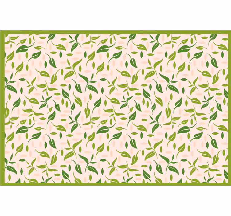 Blind bedroom nordic leaves design - TenStickers
