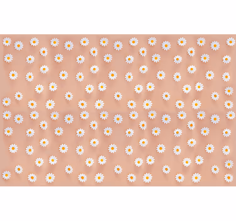 Blind bedroom modern daisy design - TenStickers