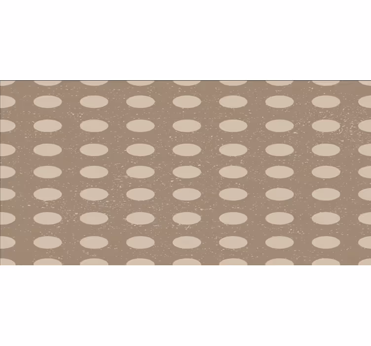 Blind bedroom geometric brown circle design - TenStickers