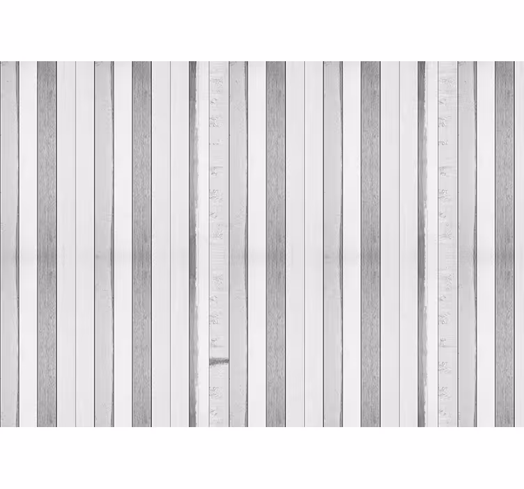 Blind bedroom with white weathered slats - TenStickers