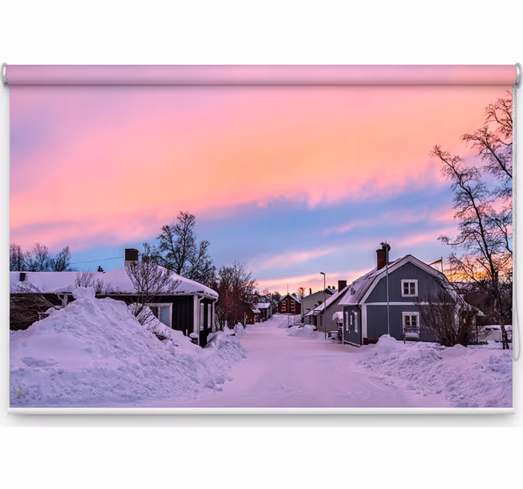 Blind bedroom kiruna blackout curtains - TenStickers