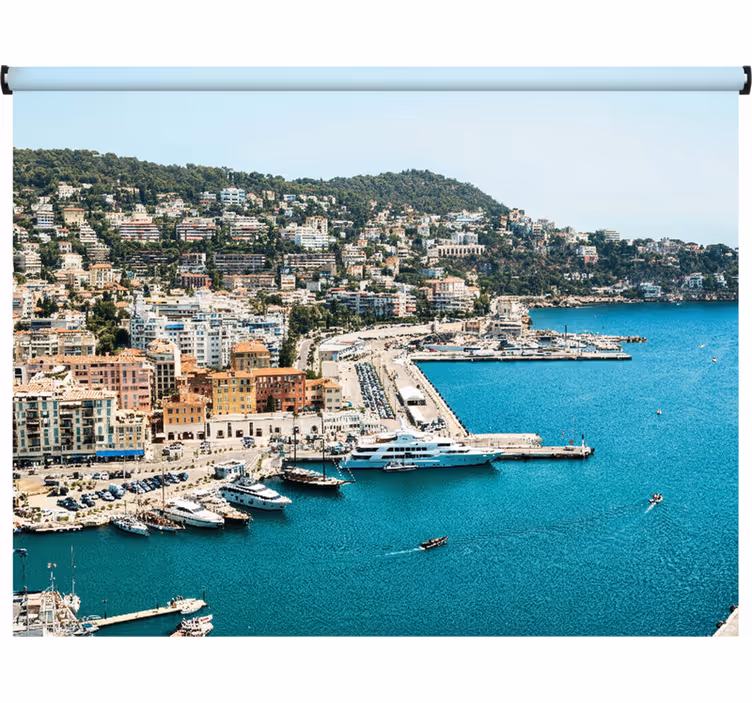 Blind bedroom the beautiful harbor of the french riviera - TenStickers