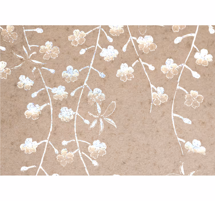 Blind bedroom vintage asian tree design - TenStickers