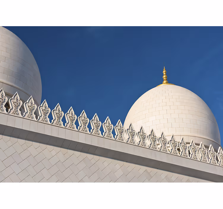 White window blind emirates sheikh zayed style - TenStickers