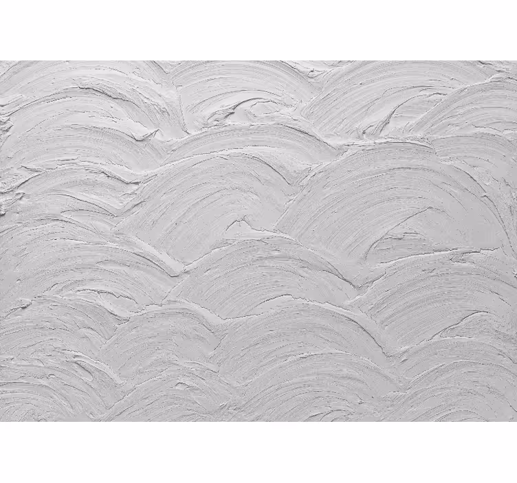 White window blind with gray wavy cement texture - TenStickers