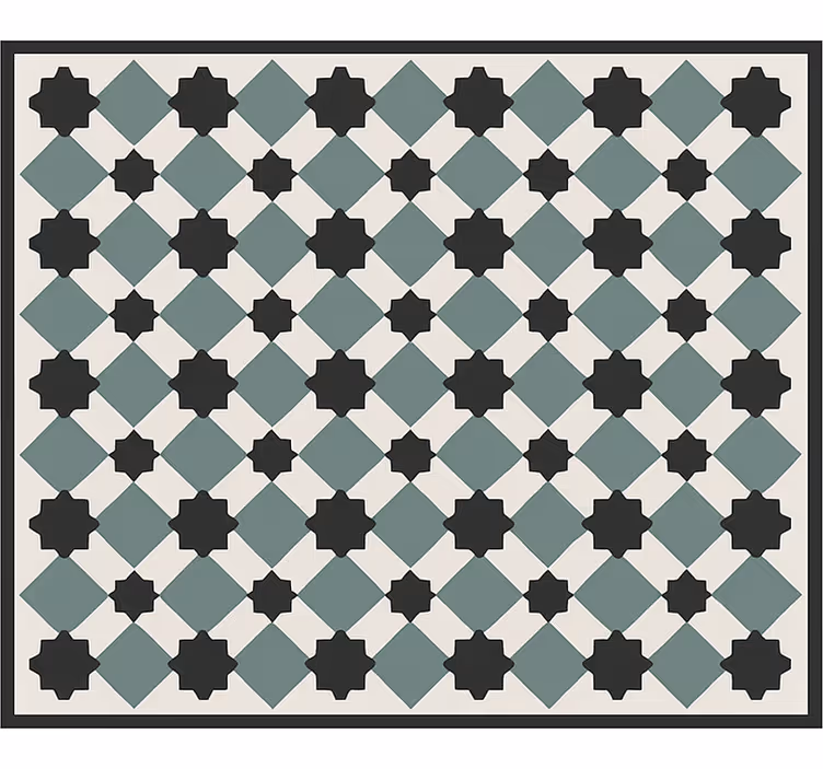 Living room blind vintage star design - TenStickers