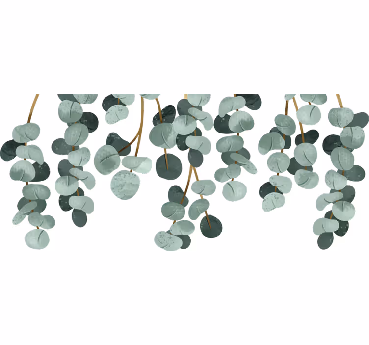 Blind bedroom hanging plants for cozy decor - TenStickers