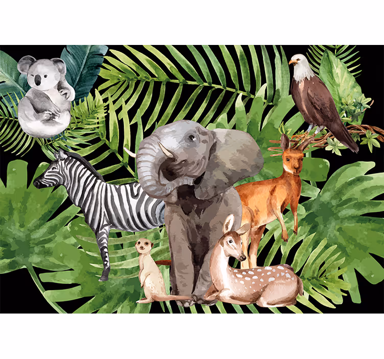 Blind children explore animal kingdom - TenStickers