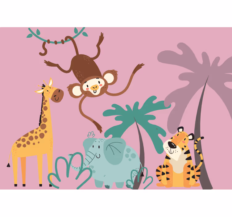 Blind children boho kids jungle - TenStickers