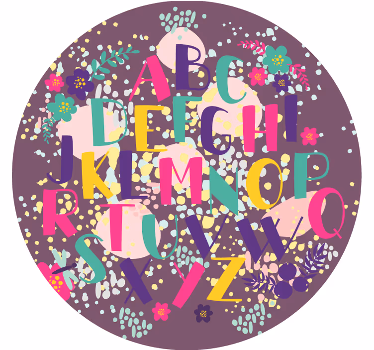Blind children alphabetical learning disc - TenStickers