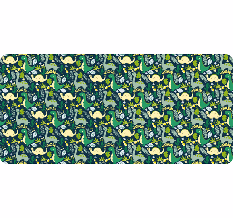 Blind children with hand-drawn dinosaurs in nature - TenStickers