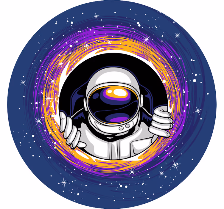 Blind children exploring the universe - TenStickers