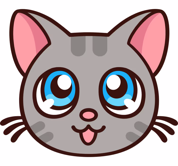 Blind children anime cute cat plush toy - TenStickers