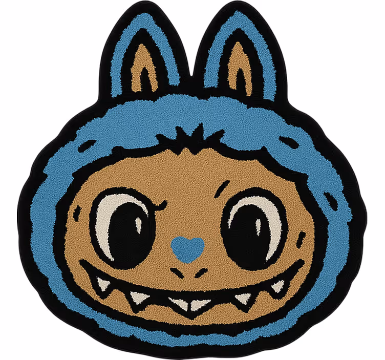 Blind children blue labubu design - TenStickers
