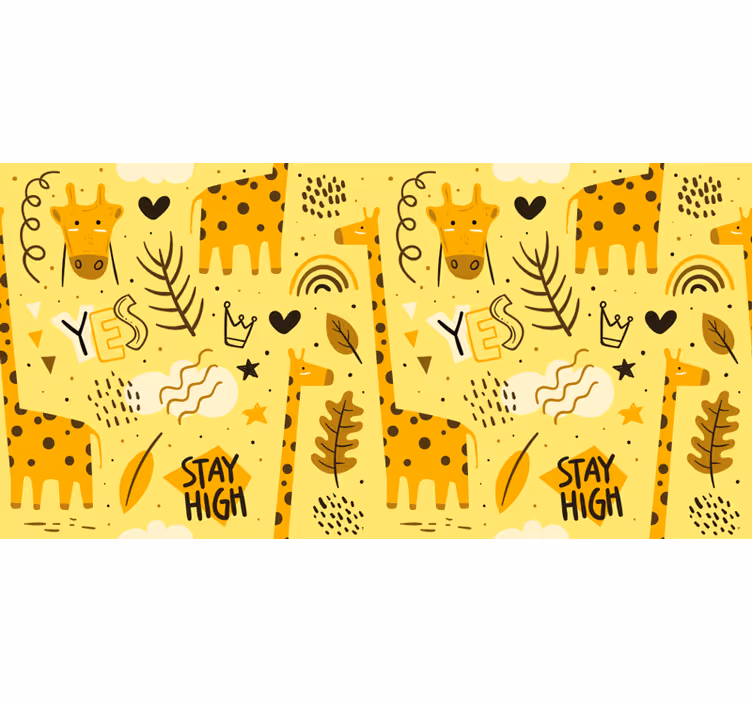 Blind children giraffes for sensory exploration - TenStickers
