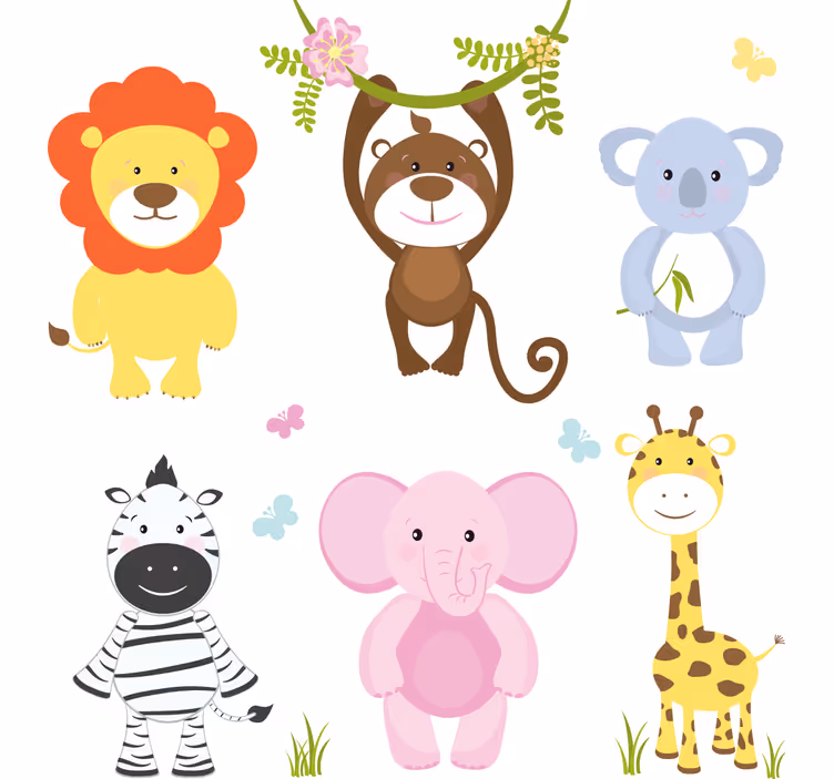 Blind children enjoy vibrant baby animals - TenStickers