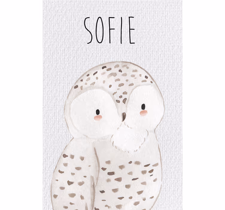 Blind children forest animals owl - TenStickers