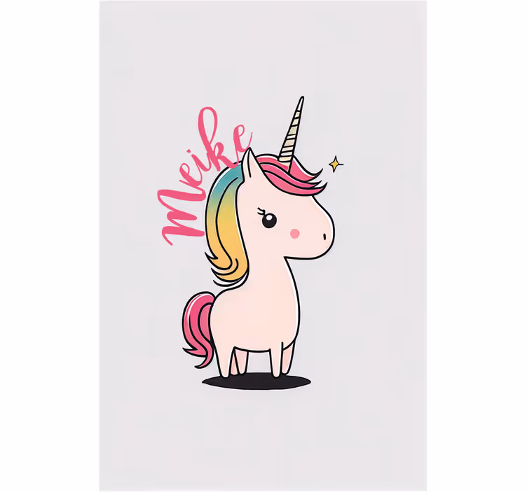 Blind children cartoon unicorn toy - TenStickers