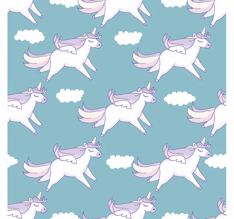 Blind children unicorn pattern blanket - TenStickers