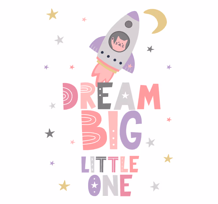 Blind children dream big little one - TenStickers