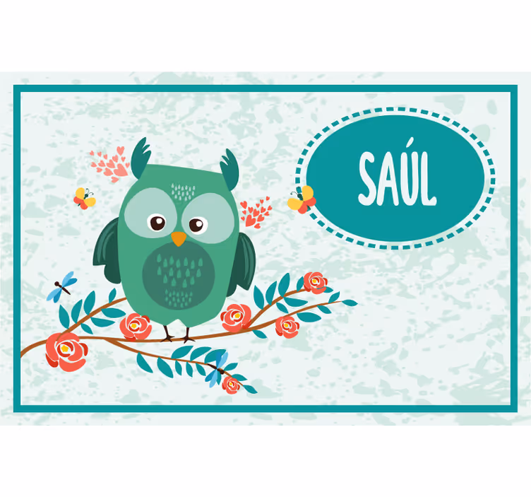 Blind children for customizable owl design - TenStickers