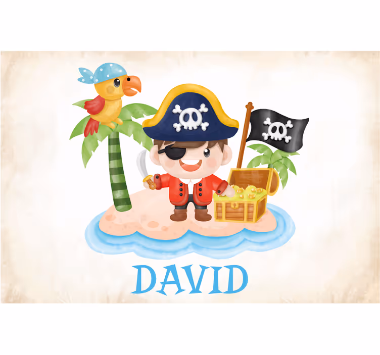 Blind children pirate adventure toy - TenStickers
