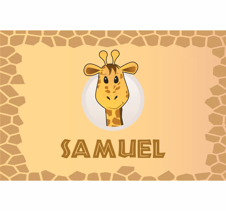 Blind children go to eat customizable name - TenStickers