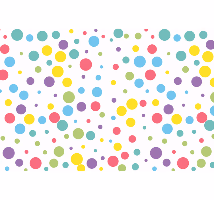 Blind children colourful polka dot design - TenStickers