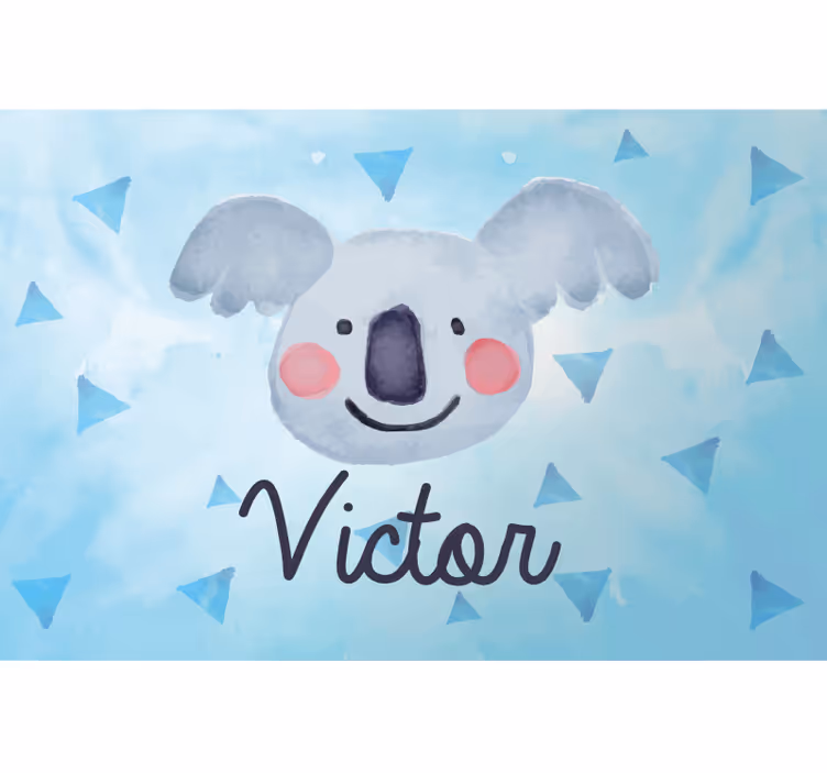 Blind children personalized koala for kids - TenStickers