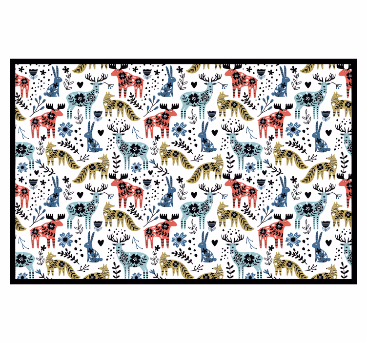 Blind children beautiful reindeer and fox toys - TenStickers