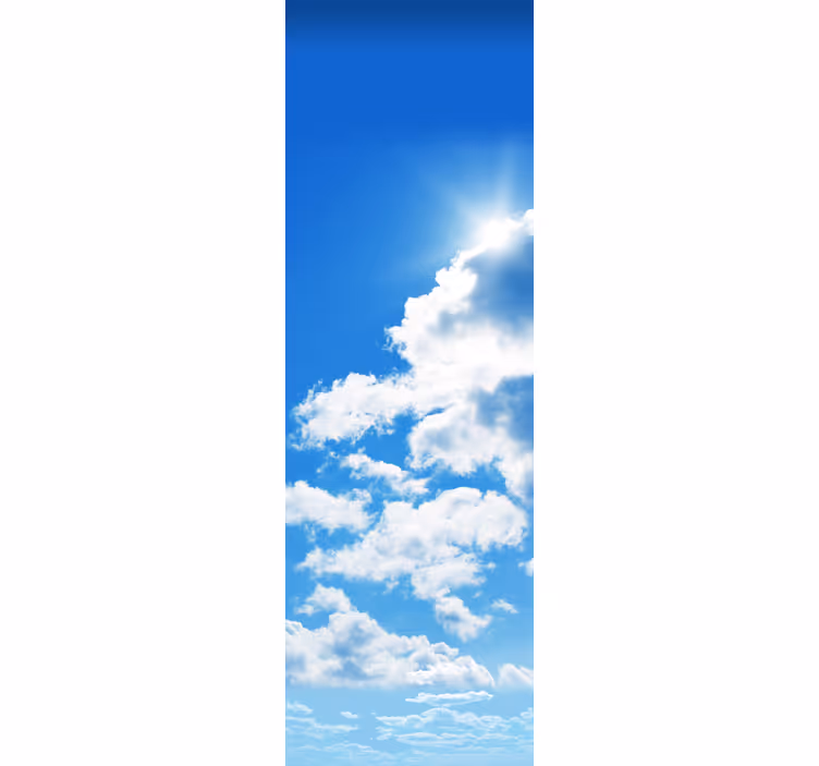 Blind kitchen cloud fridge vinyl decor - TenStickers