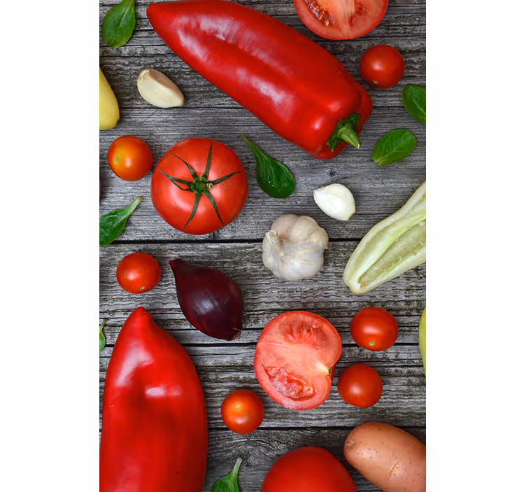 Blind kitchen vegetable table - TenStickers