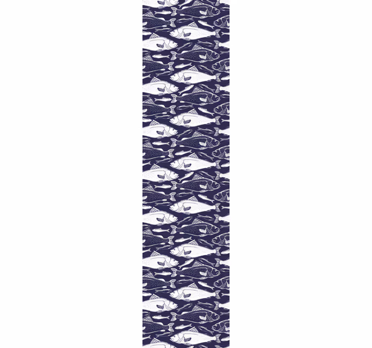 Blind kitchen undersea fish fridge - TenStickers