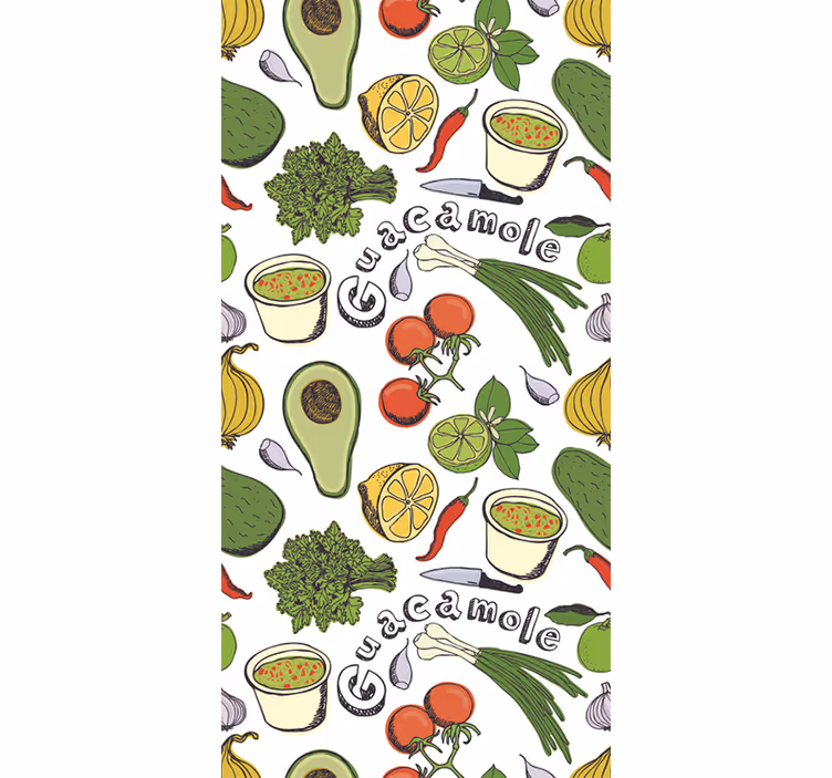 Blind kitchen mexican fruit decorative vinyl - TenStickers