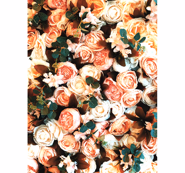 Blind kitchen rose bouquet - TenStickers