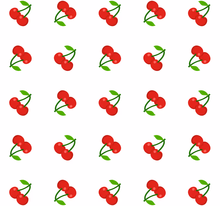 Blind kitchen cherry confetti - TenStickers